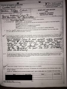 Domestic Violence Order Request