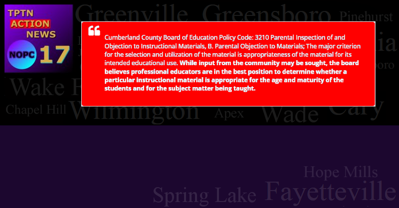 Current Cumberland Co. School Board Under Teacher’s Complete Control